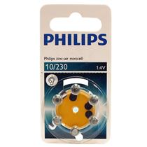 Bateria Auditiva 1,4V Philips ZA10B6A  cartela com 6 unidades 33062 33062