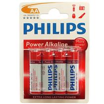 Pilha Alcalina AA Philips LR6P4B/97 cartela com 4 unidades 33013 33013