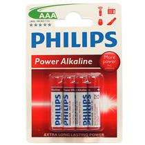 Pilha Alcalina AAA Philips LR03P4B/97 cartela com 4 unidades 33017 33017