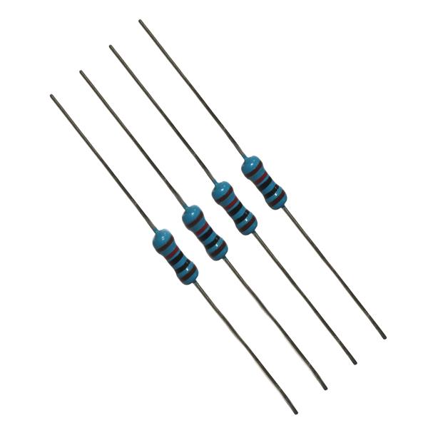 Resistor de Metal Filme MR-25H 0,4W 1% 187 Ω 12455 12455