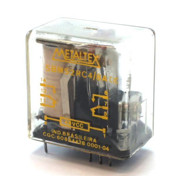 Relé Subminiatura Metaltex SBMS2RC4/8A-CIC 5681 5681