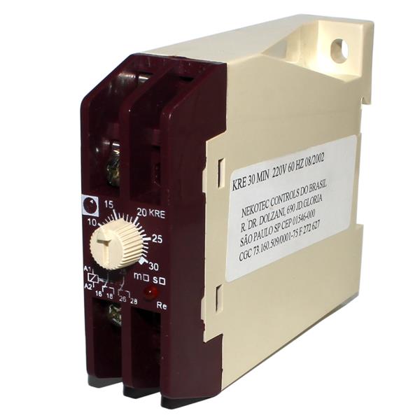 Relé de Tempo 220V Nekotec KRE-30 Minutos 1780 1780
