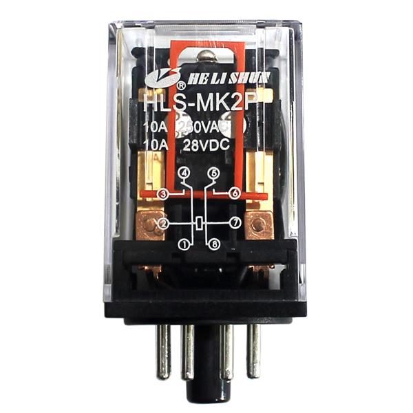 Relé Industrial Helishun HLS-MK2P-DC12V 24514 24514