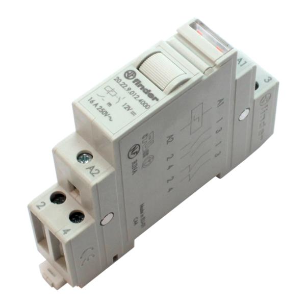 Relé de Impulso Modular Finder 20.22.9.012.4000 28967 28967