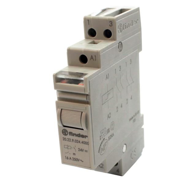 Relé de Impulso Modular Finder 20.22.9.024.4000  28628 28628