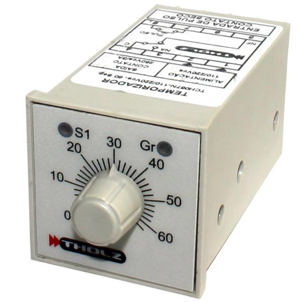 Temporizador 110/220VAC Tholz TCH067N 60 Segundos 30449 30449