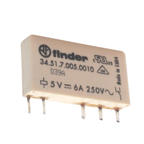 Relé Eletromecânico para Circuito Impresso Finder 34.51.7.005.0010 25313 25313