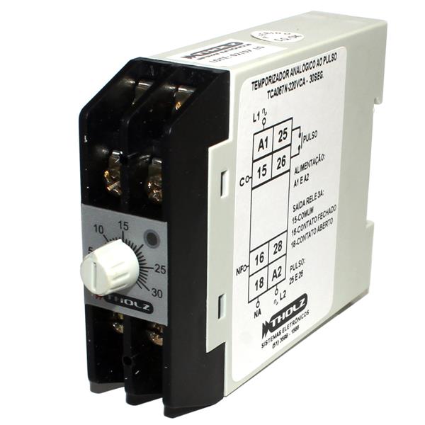 Temporizador 220VAC Tholz TCA067N 30 Segundos 25534 25534