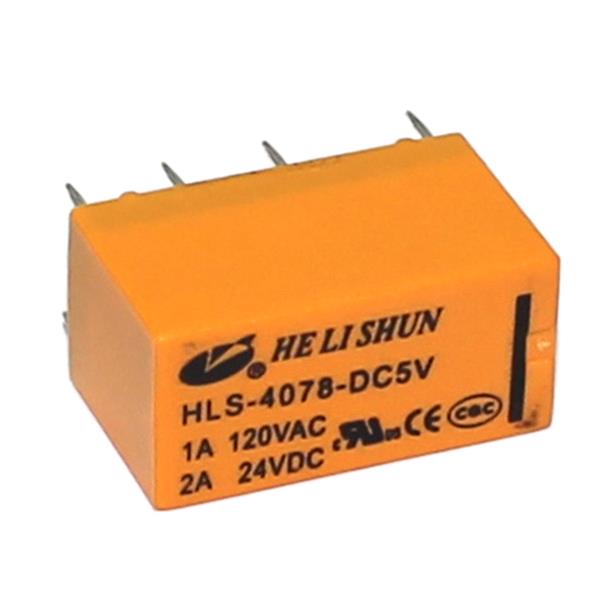 Relé Miniatura Helishun  HLS-4078-DC5V 25050 25050