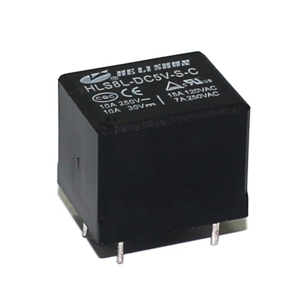 Relé Miniatura Helishun HLS8L-DC5V-S-C 25053 25053