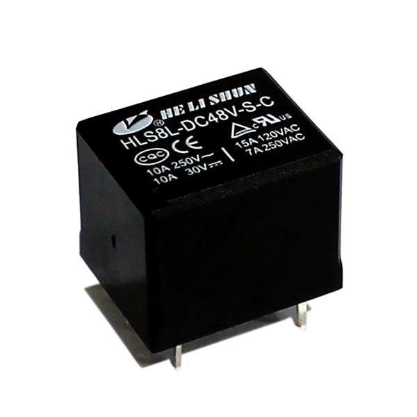 Relé Miniatura Helishun HLS8L-DC48V-S-C 25055 25055