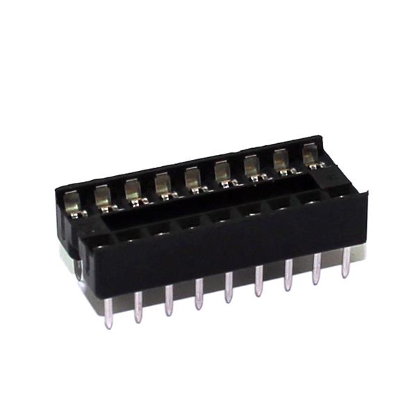 Soquete Estampado 18 Pinos MAC 018-A 8258 8258