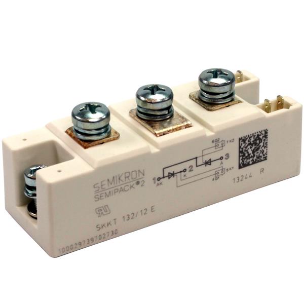 Módulo Tiristor/Tiristor SEMIKRON SKKT 132/12 E 7971 7971