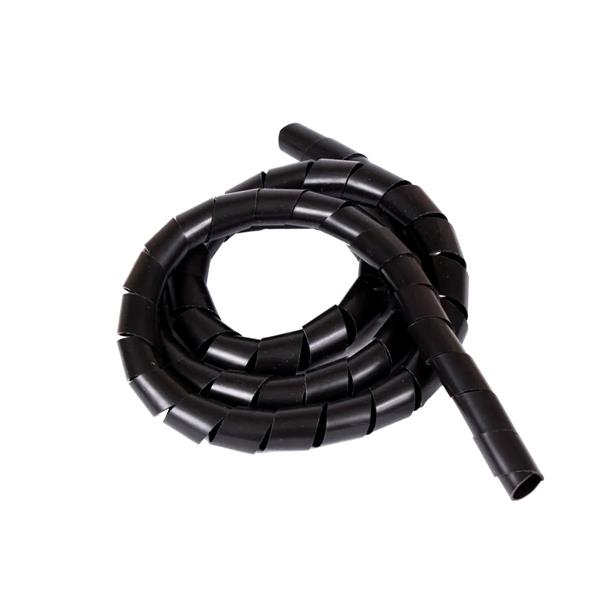 Spiral Tube Hellermann 1/2" Preto rolo com 2 metros 31752 31752