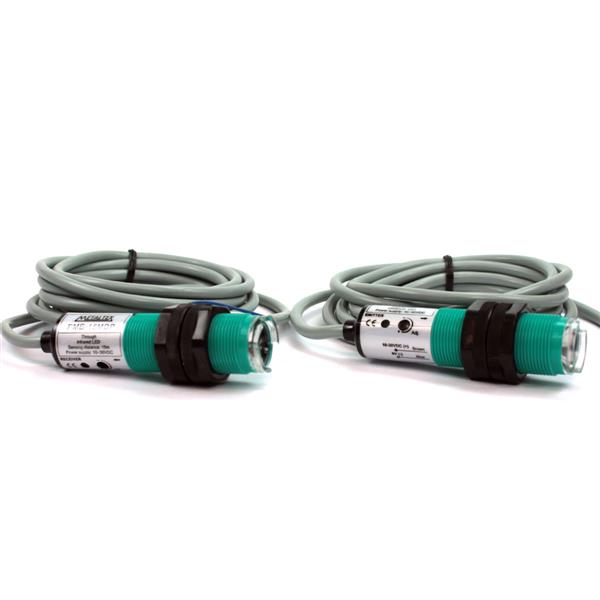 Sensor Fotoelétrico Tubular de Barreira Metaltex PMB-15MDP 32640 32640