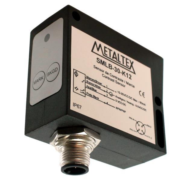 Sensor Fotoelétrico de Marca e Contraste Metaltex SMLB-30-K12 32379 32379