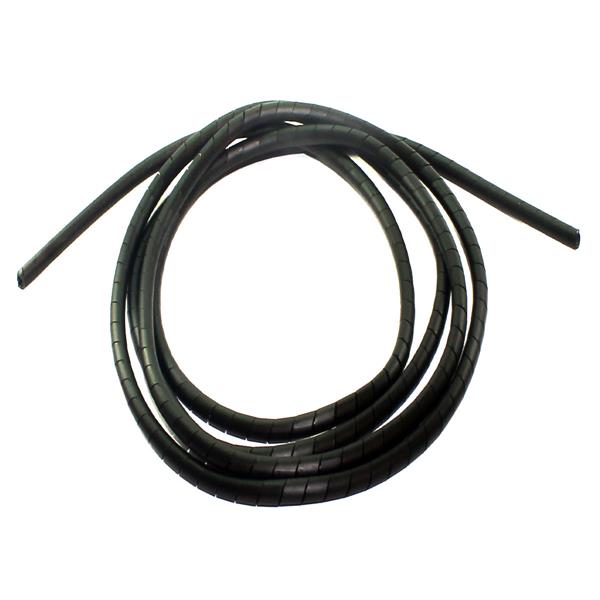 Spiral Tube Hellermann 1/4" Preto rolo com 2 metros 30187 30187
