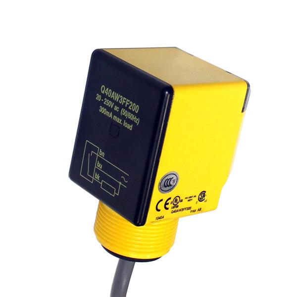 Sensor Fotoelétrico Não Tubular Difuso Banner Q40AW3FF200 30230 30230
