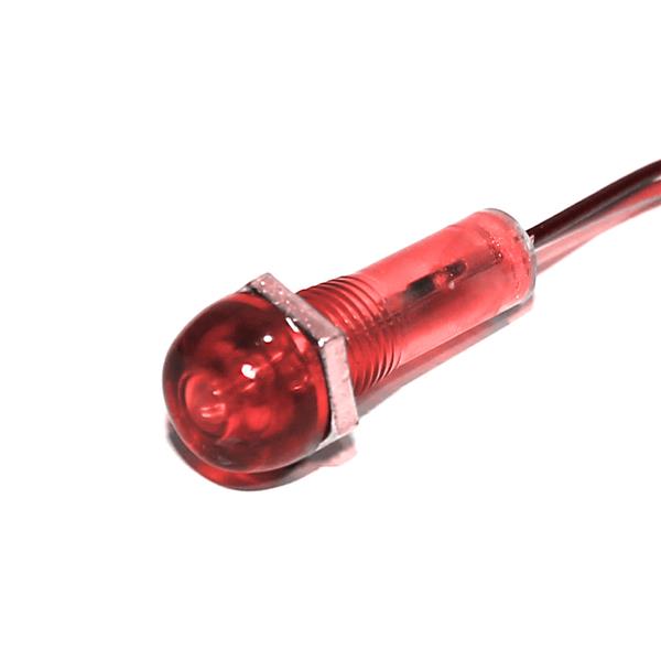 Sinaleiro Miniatura com Rabicho 12V Vermelho SN-1212 30342 30342