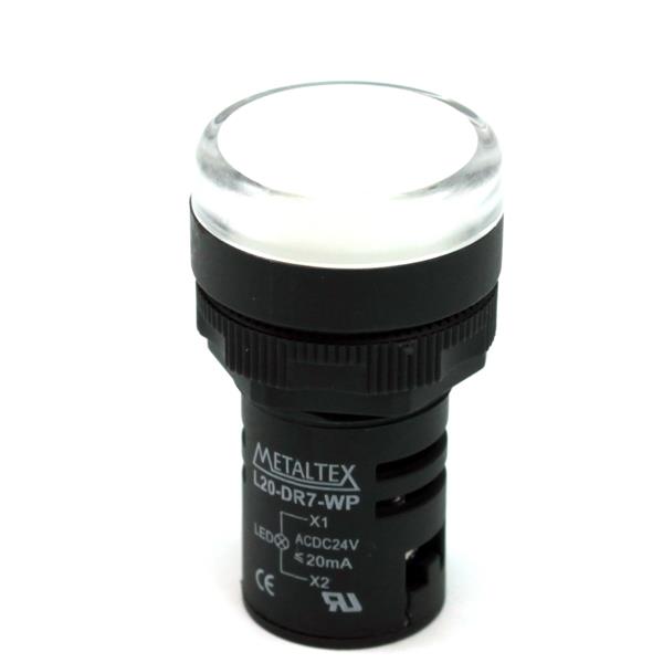 Sinaleiro LED 24V Metaltex L20-AR7-WP 30597 30597