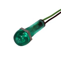 Sinaleiro Miniatura com Rabicho 24V Verde SN-2432 30340 30340 