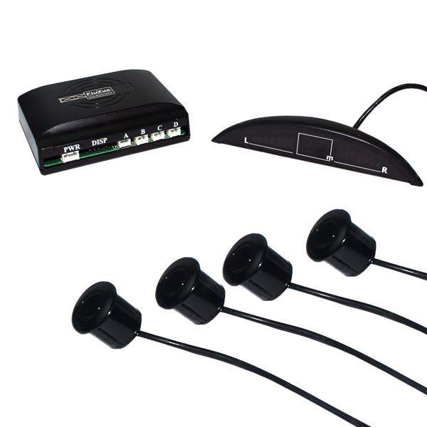 Sensor Estacionamento 12V com Alarme Sonoro e Visual e 4 Sensores Fluxus FSE-4D 27144 27144
