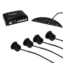 Sensor Estacionamento 12V com Alarme Sonoro e Visual e 4 Sensores Fluxus FSE-4D 27144 27144 