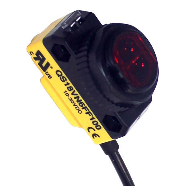 Sensor Fotoelétrico Não Tubular Difuso Banner QS18VN6FF100 33487 33487