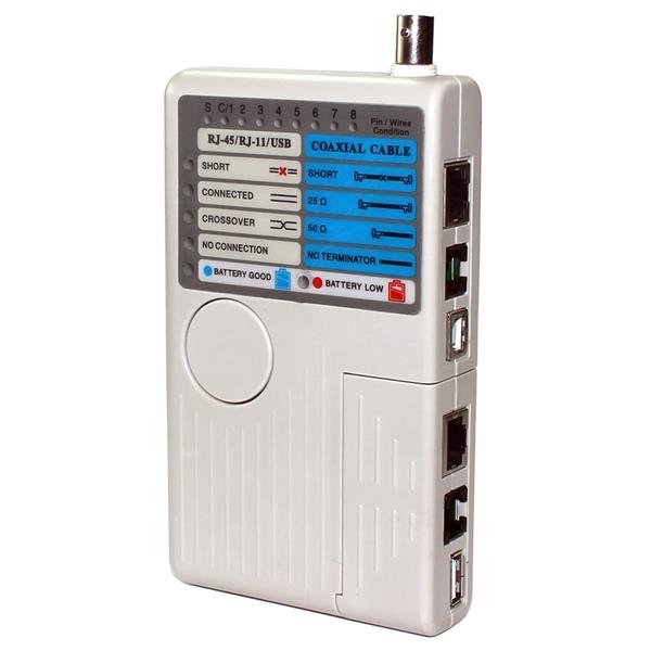 Testador Remoto de Cabos RJ45/RJ11/USB/BNC  19890 19890
