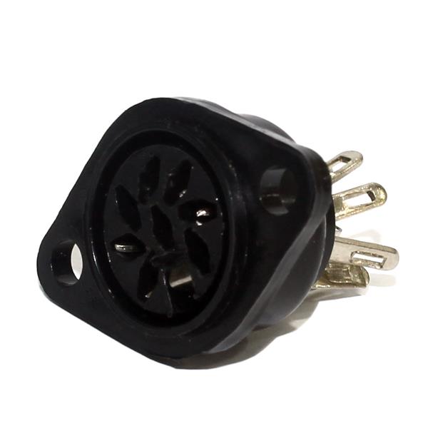 Tomada Din Fêmea 8 Vias para Painel T-8 2603 2603