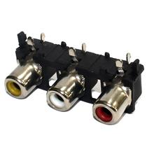 Tomada RCA 3 Vias para Placa 2322 2322 