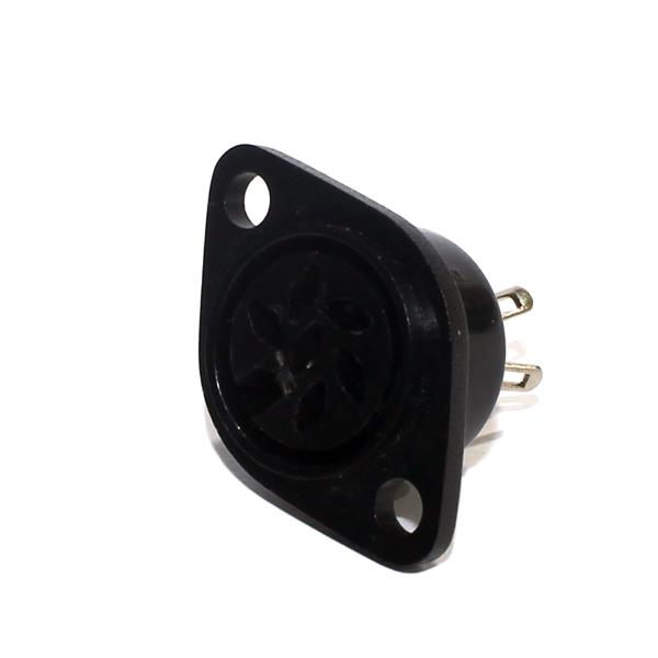 Tomada Din Fêmea 6 Vias para Painel T-6F 2620 2620