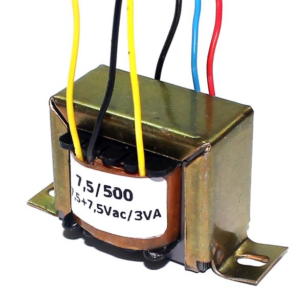 Transformador E-110/220V Hayama Série 500 2 X 7,5V 14156 14156