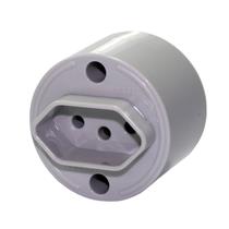 Tomada Redonda (2P+T) 20A 250V Cinza Pezzi 137-3 31769 31769 