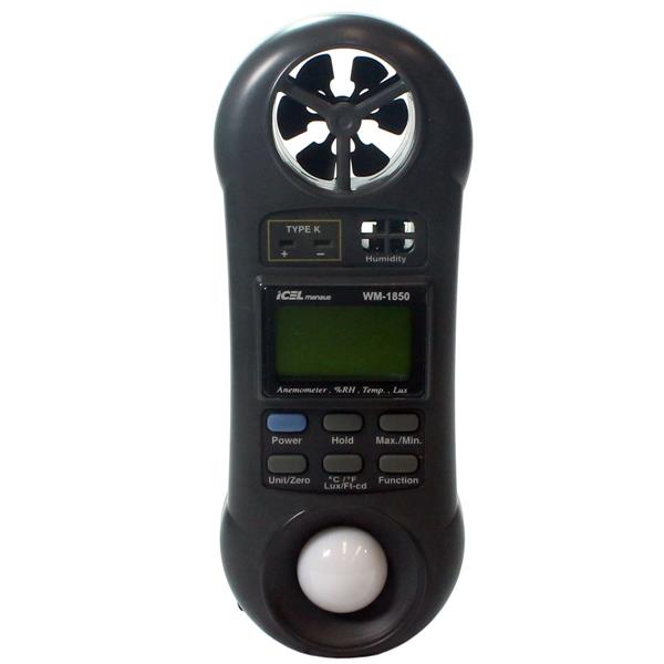 Termo-Higro-Anemo-Luxímetro Icel WM-1850 29762 29762