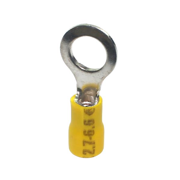 Terminal Pré-Isolado Olhal 8mm Amarelo Crimper AN2452 27893 27893