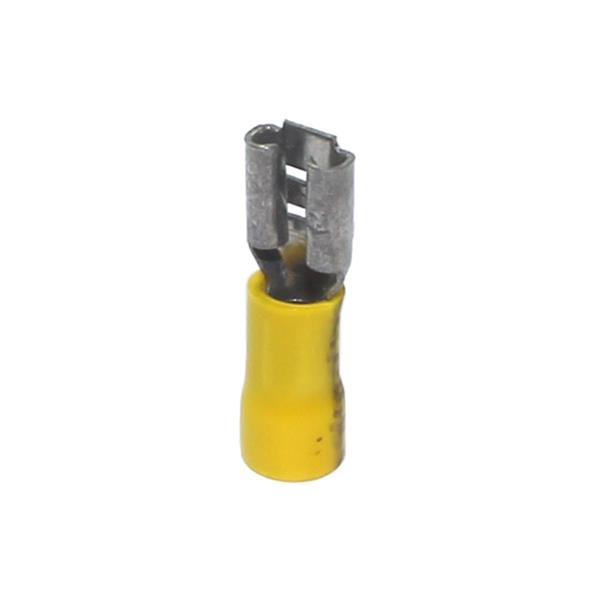 Terminal Pré-Isolado Faston Fêmea 6,3mm Amarelo EF4240 27894 27894
