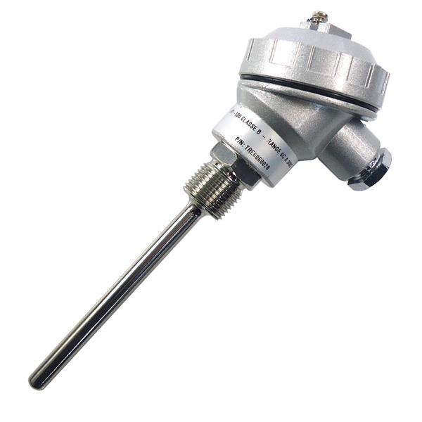 Termoresistência PT 100 8mm x 100mm rosca 1/2" BSP Cabeçote Pequeno 31291 31291