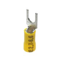 Terminal Pré-Isolado Forquilha 5mm Amarelo Crimper FR2493 25444 25444 