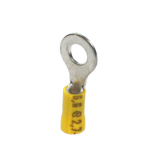 Terminal Pré-Isolado Olhal 6mm Amarelo Crimper AN2451  25456 25456