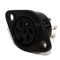 Tomada Mini Din Fêmea 6 Vias para Painel TW2726-06P 26625 26625 