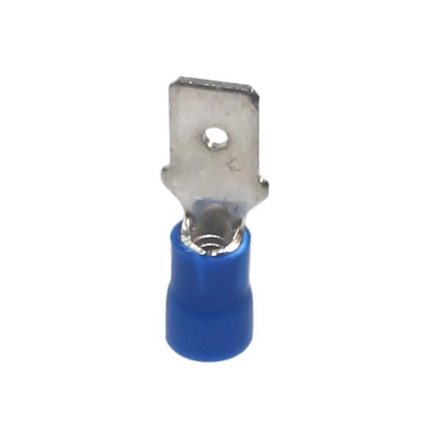 Terminal Pré-Isolado Faston Macho 6,3mm Azul Crimper EM4278-C 34504 34504