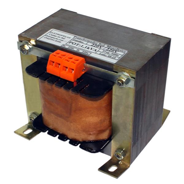 Transformador Isolador com Conectores E-220V S-220V 1,1KVA 34160 34160