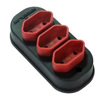 Tomada em Barra 3 Tomadas Preta Force Line 4101 33224 33224