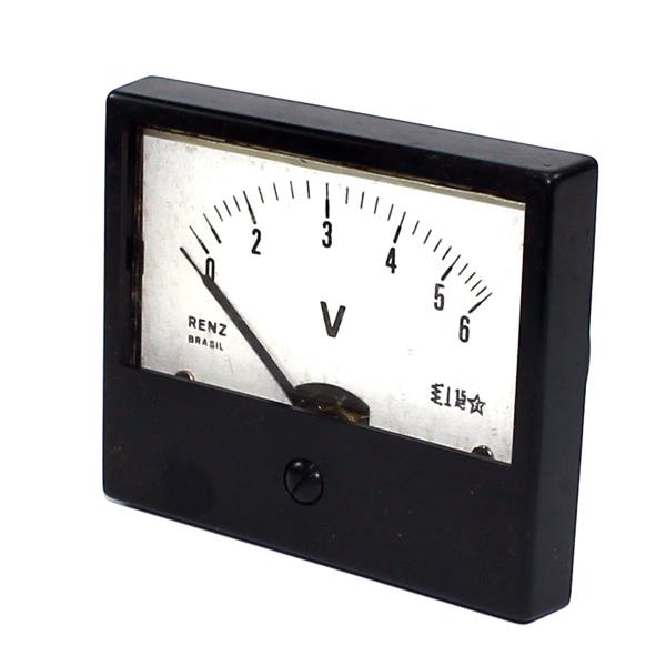 Voltímetro Analógico Renz FM-86 0/6V 13818 13818