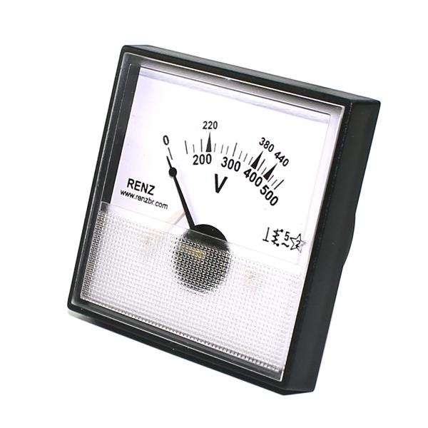 Voltímetro Analógico Renz QR-65 0/500V 13787 13787