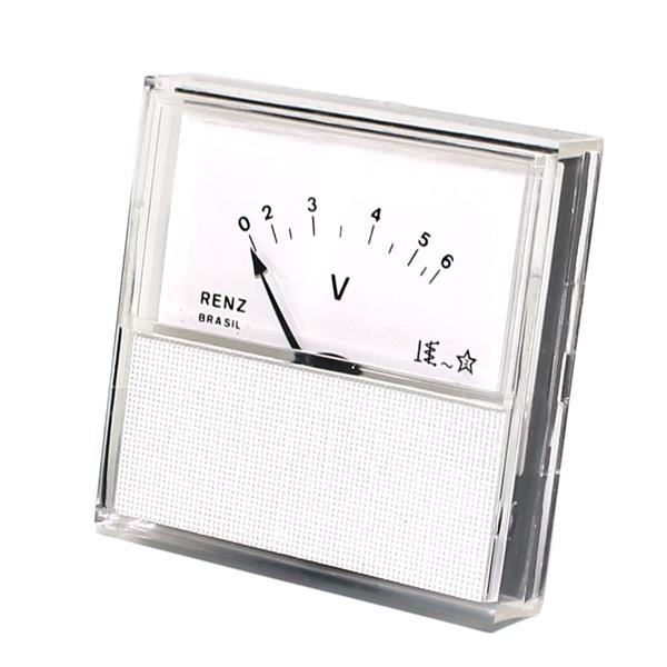 Voltímetro Analógico Renz QR-65 0/6V 13760 13760