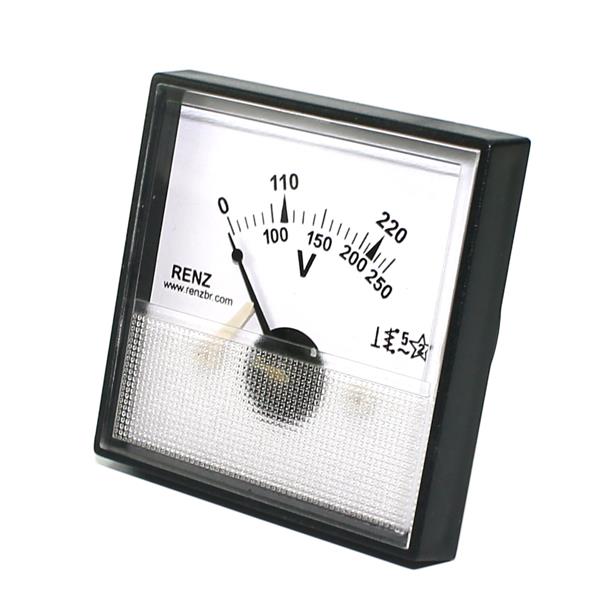 Voltímetro Analógico Renz QR-65 0/250V 13764 13764