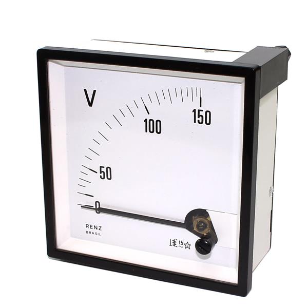 Voltímetro Analógico Renz FM-96 0/150V 13927 13927