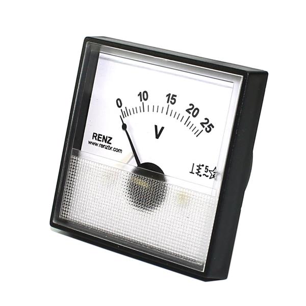 Voltímetro Analógico Renz QR-65 0/25V 13893 13893